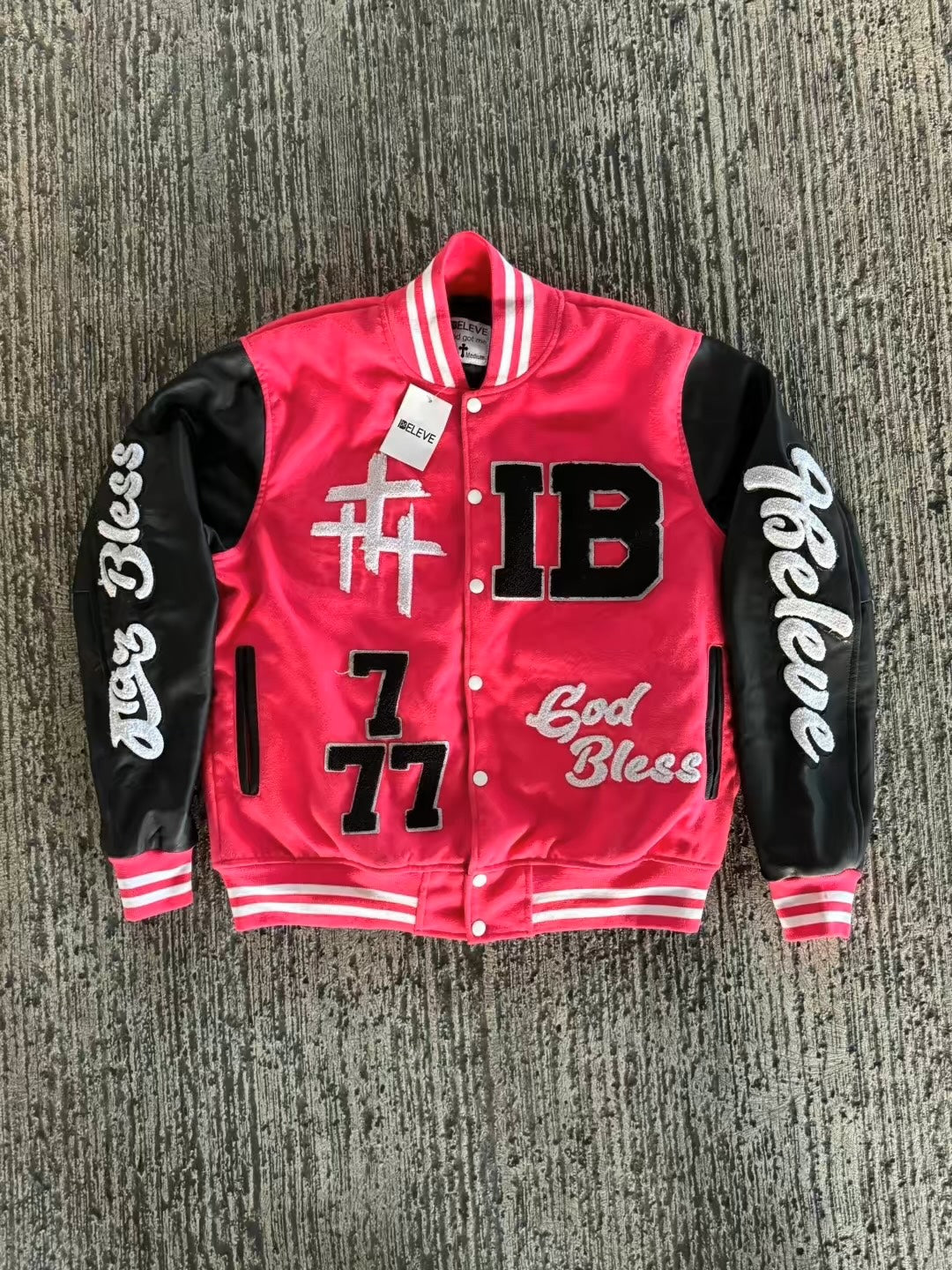 Ibelieve Pink Varsity