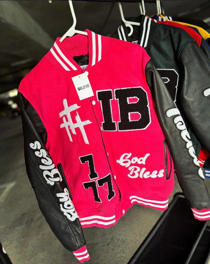 Ibelieve Pink Varsity